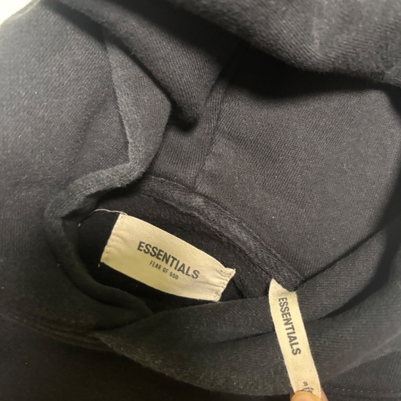 Fear Of God Essentials black Hoodie  size Small - Picture 5 of 9
